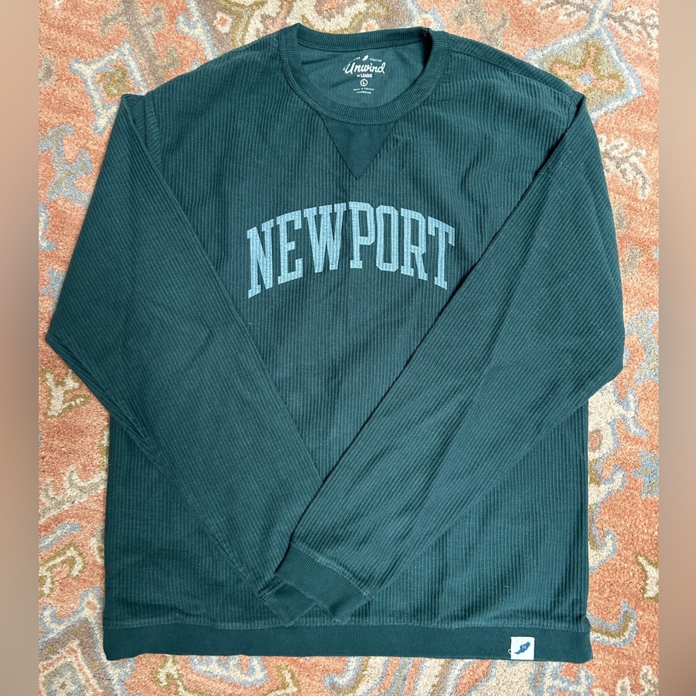 League Ribbed Newport Crewneck